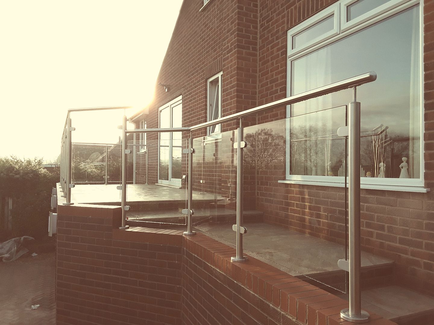 Core Drilled Balustrade